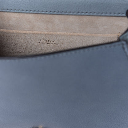 Chloe Calfskin Suede Small Nile Bracelet Bag Cloudy Blue 8 of 9