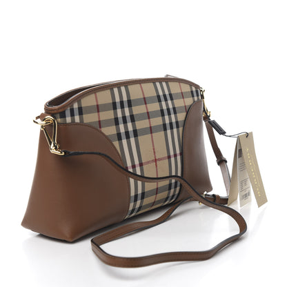 Burberry Horseferry Check Small Chichester Crossbody Clutch Bag Honey Tan 2 of 10