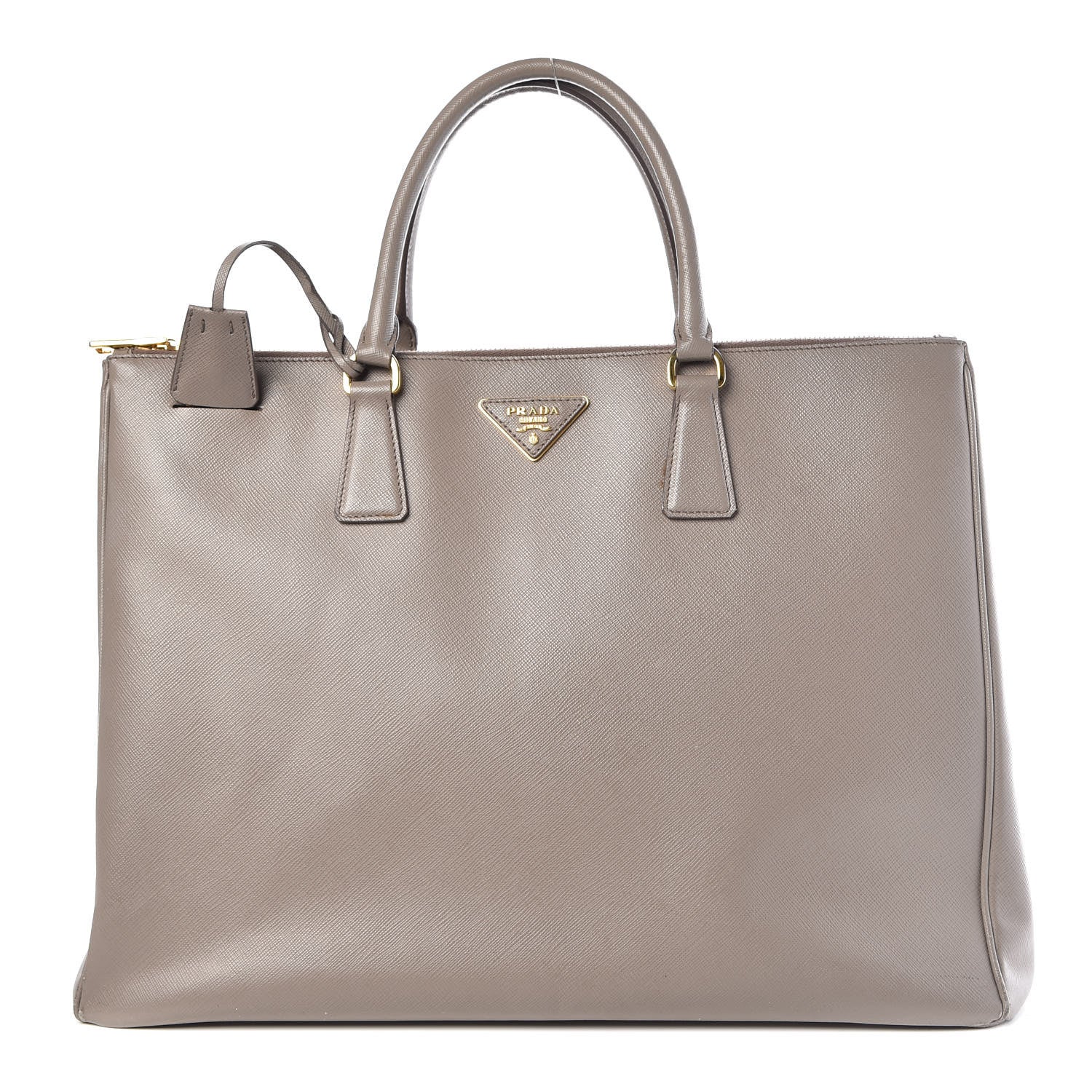 Prada Saffiano Lux Extra Large Galleria Double Zip Tote Argilla 1 of 23