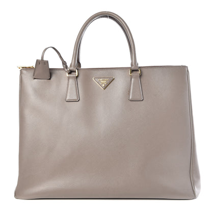 Prada Saffiano Lux Extra Large Galleria Double Zip Tote Argilla 1 of 23