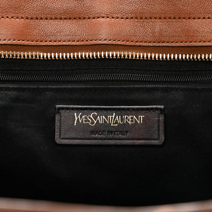 Saint Laurent Sheepskin Small Cabas ChYc Brown 6 of 12