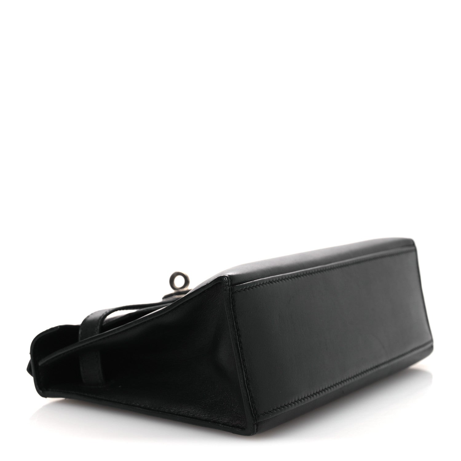 Hermes Evercalf Kelly Pochette Clutch Black 4 of 12