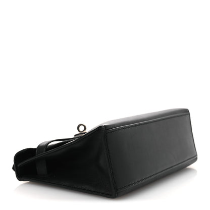 Hermes Evercalf Kelly Pochette Clutch Black 4 of 12