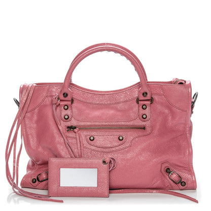 Balenciaga Agneau Classic Hardware City Rose Hortensia 1 of 6