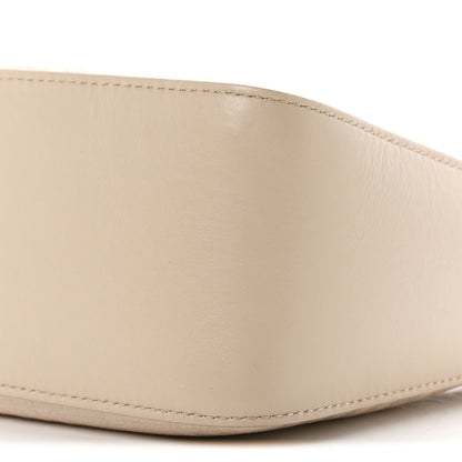 Givenchy Coated Canvas Logo 4G Embossed Small Moon Cut Out Shoulder Bag Natural Beige 10 of 10