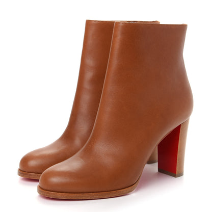 Christian Louboutin Calfskin Adox 85 Ankle Boots 39.5 Caramel 3 of 10