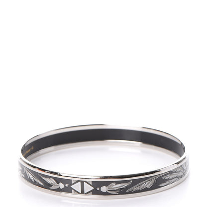 Hermes Enamel Printed Narrow Brazil Bracelet 62 3 of 6
