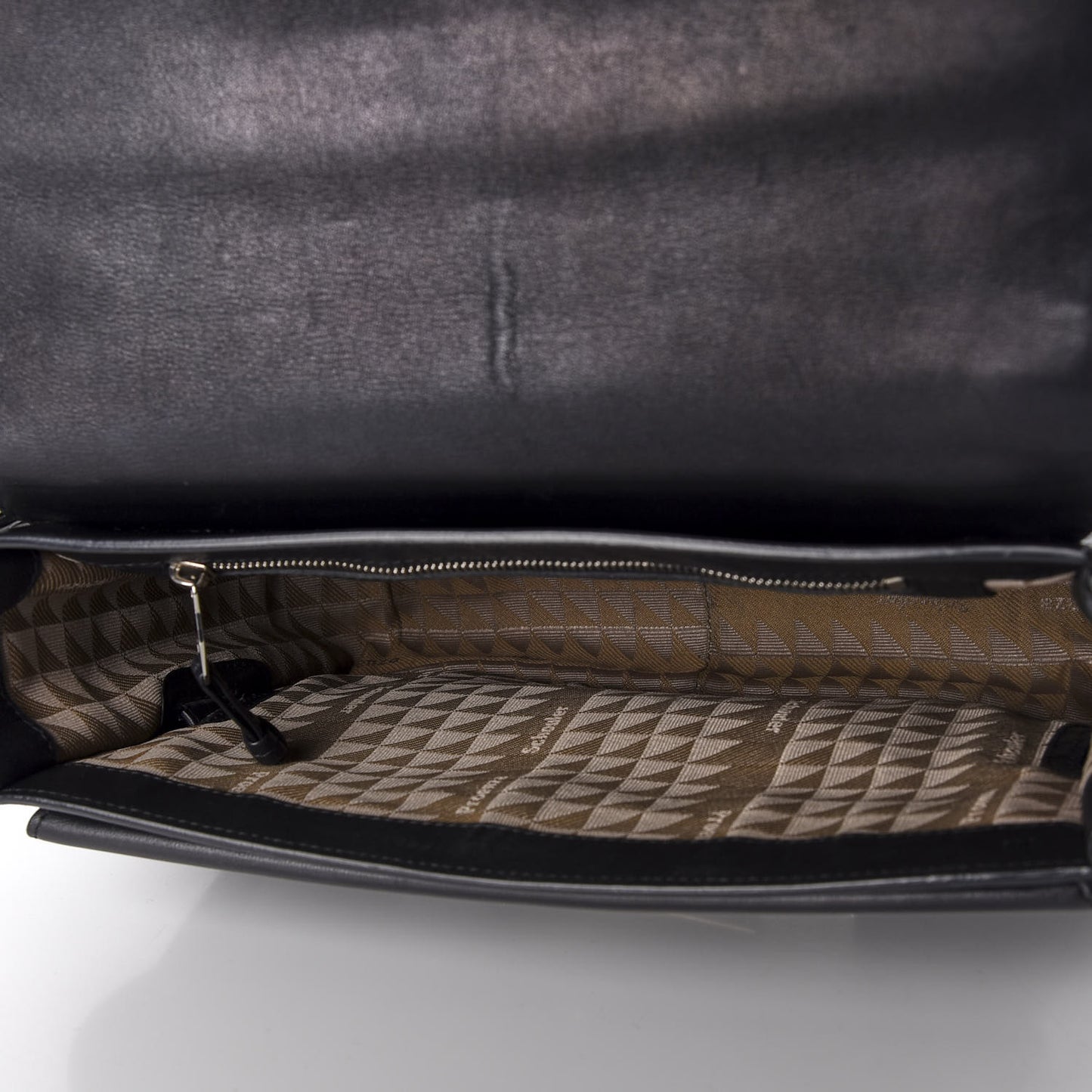 Smooth Calfskin PS11 Classic Shoulder Bag Black