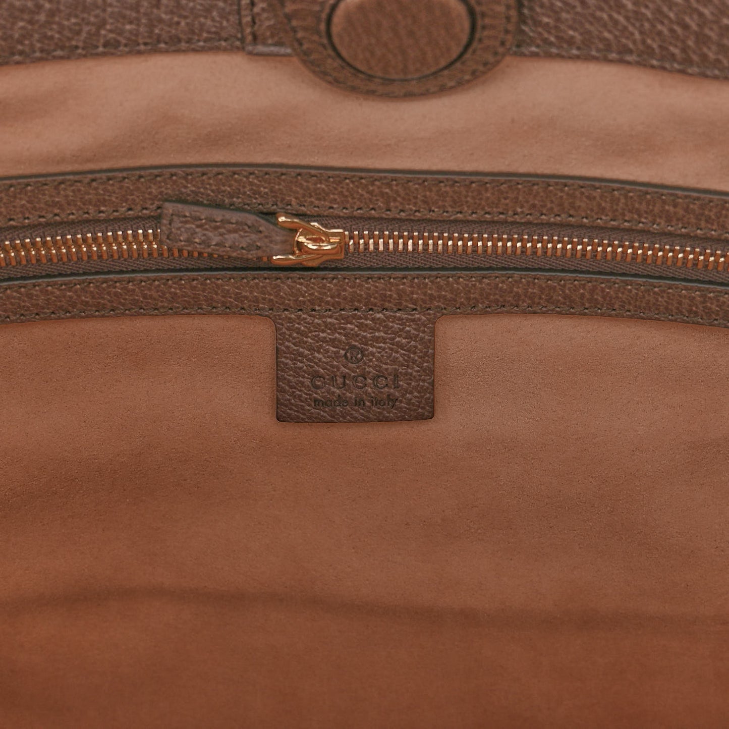 GG Supreme Monogram Textured Calfskin Web Medium Ophidia Shopping Tote Beige Ebony New Acero