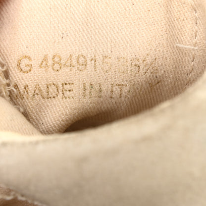 Saint Laurent Distressed Canvas Smoking Forever High Top Sneakers 35.5 Milk Panna 7 of 9