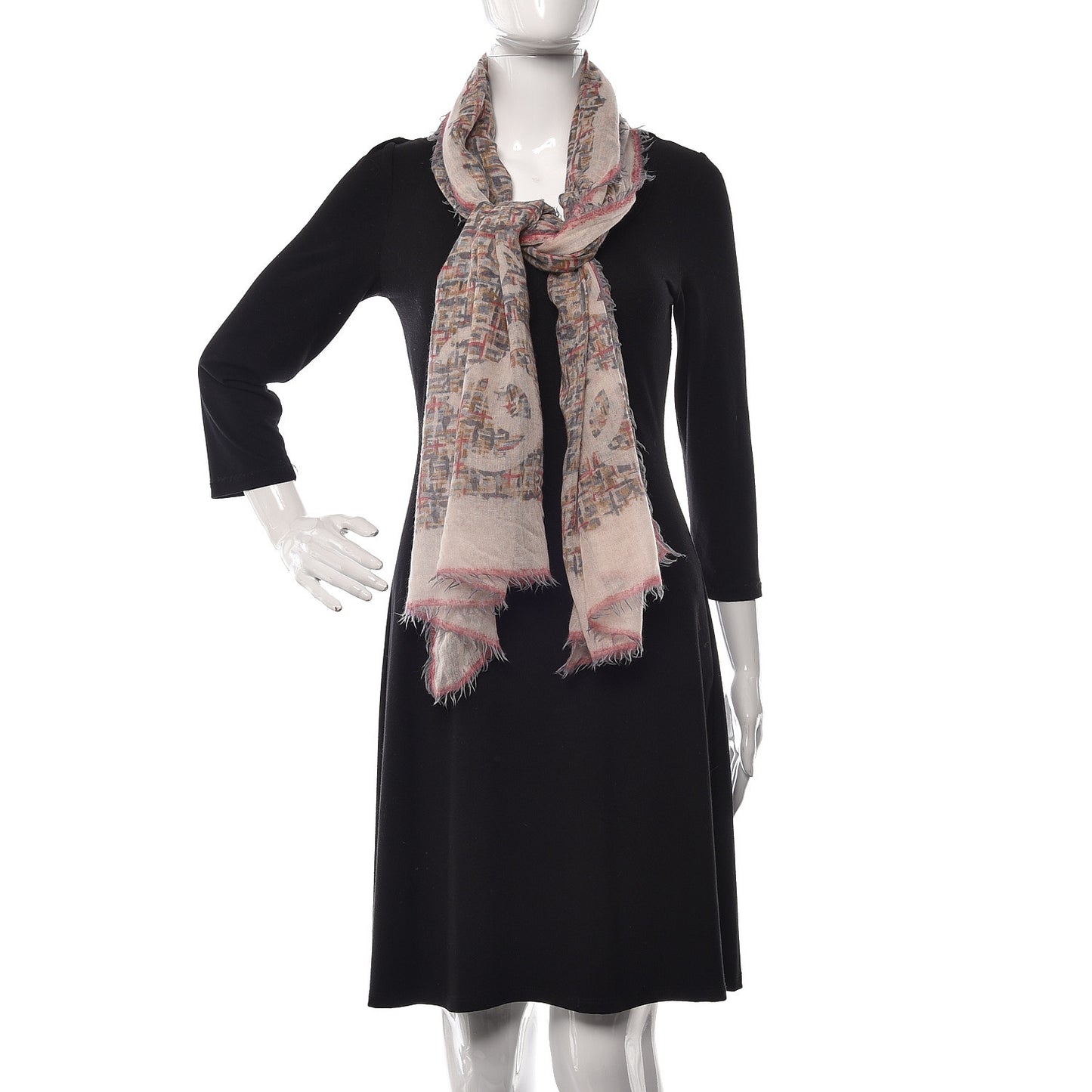 Cashmere Silk CC Scarf Multicolor