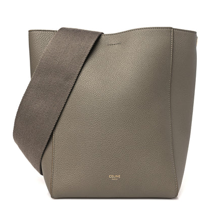 Celine Soft Grained Calfskin Small Sangle Bucket Bag Taupe 1 of 10