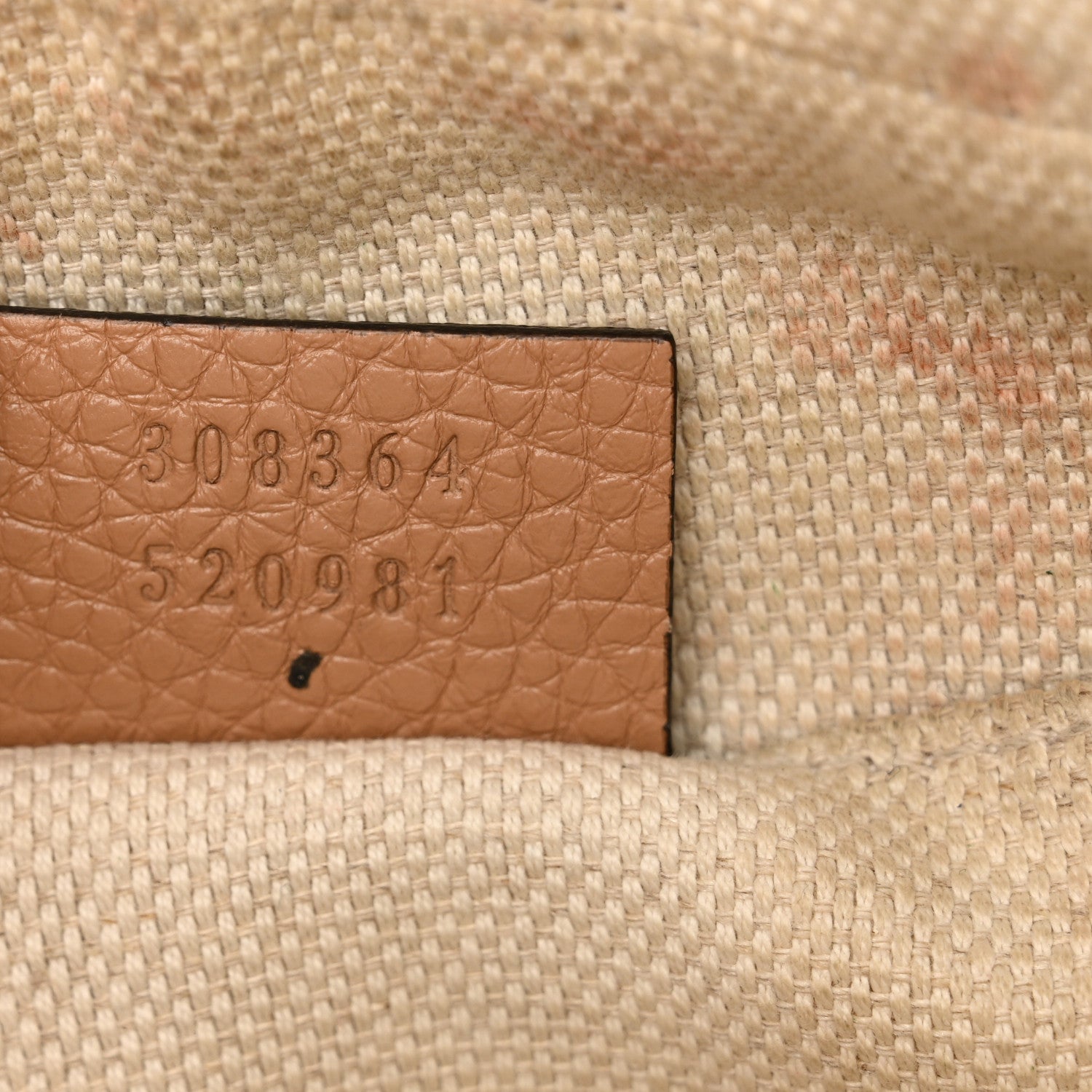 Gucci Pebbled Calfskin Small Soho Disco Bag Camelia 7 of 20
