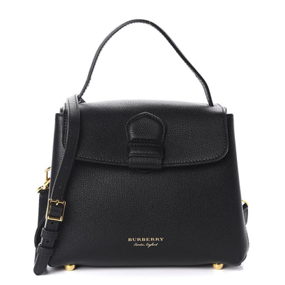 Burberry Derby Calfskin House Check Small Camberley Black 1 of 9