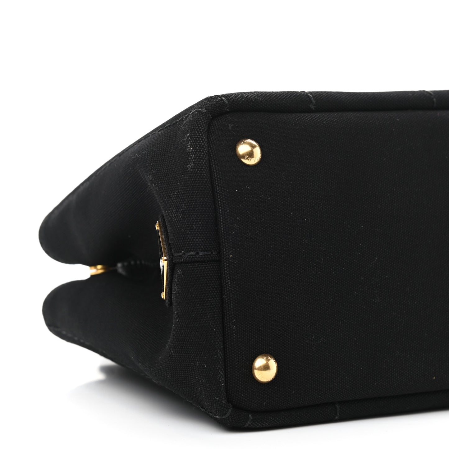 Canapa Small Logo Tote Black Talco
