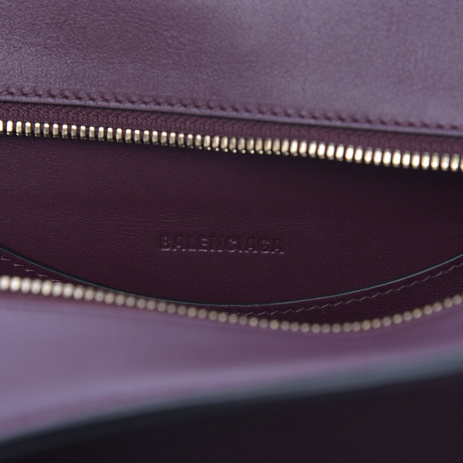 Balenciaga Smooth Calfskin Brass Hardware Neo Classic S City Burgundy 8 of 10