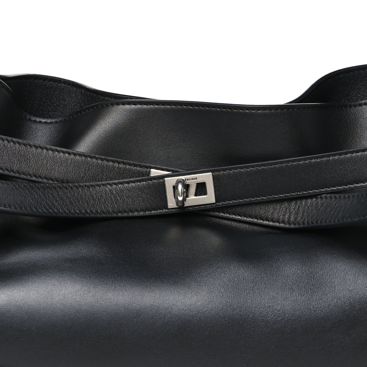 Smooth Calfskin Medium Bel Air Shoulder Bag Black