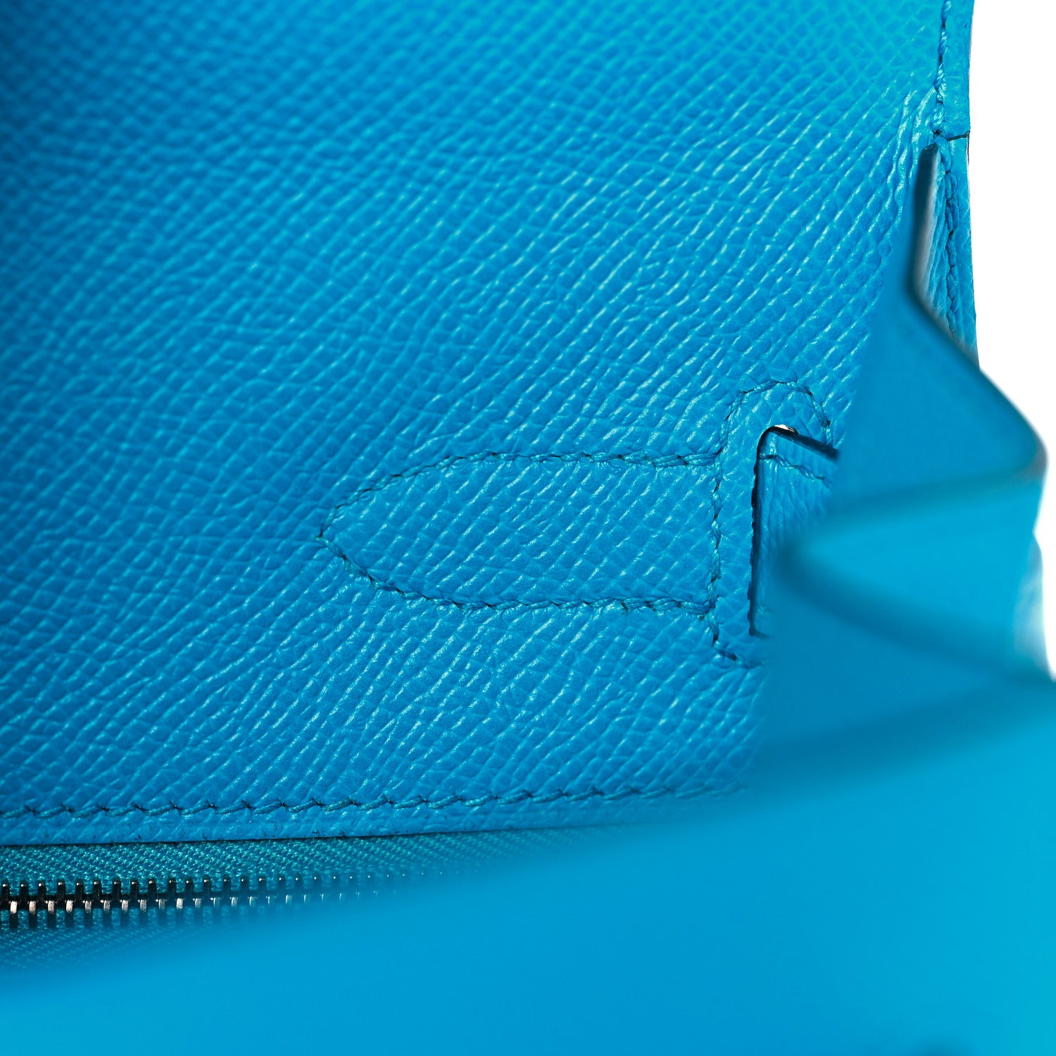 Hermes Epsom Kelly Sellier 32 Bleu Frida 22 of 36