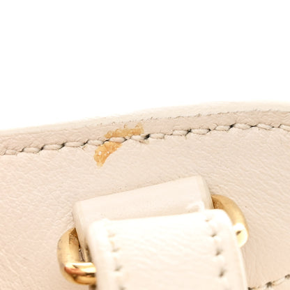 Saint Laurent Calfskin Baby Monogram Cabas Dove White 11 of 12
