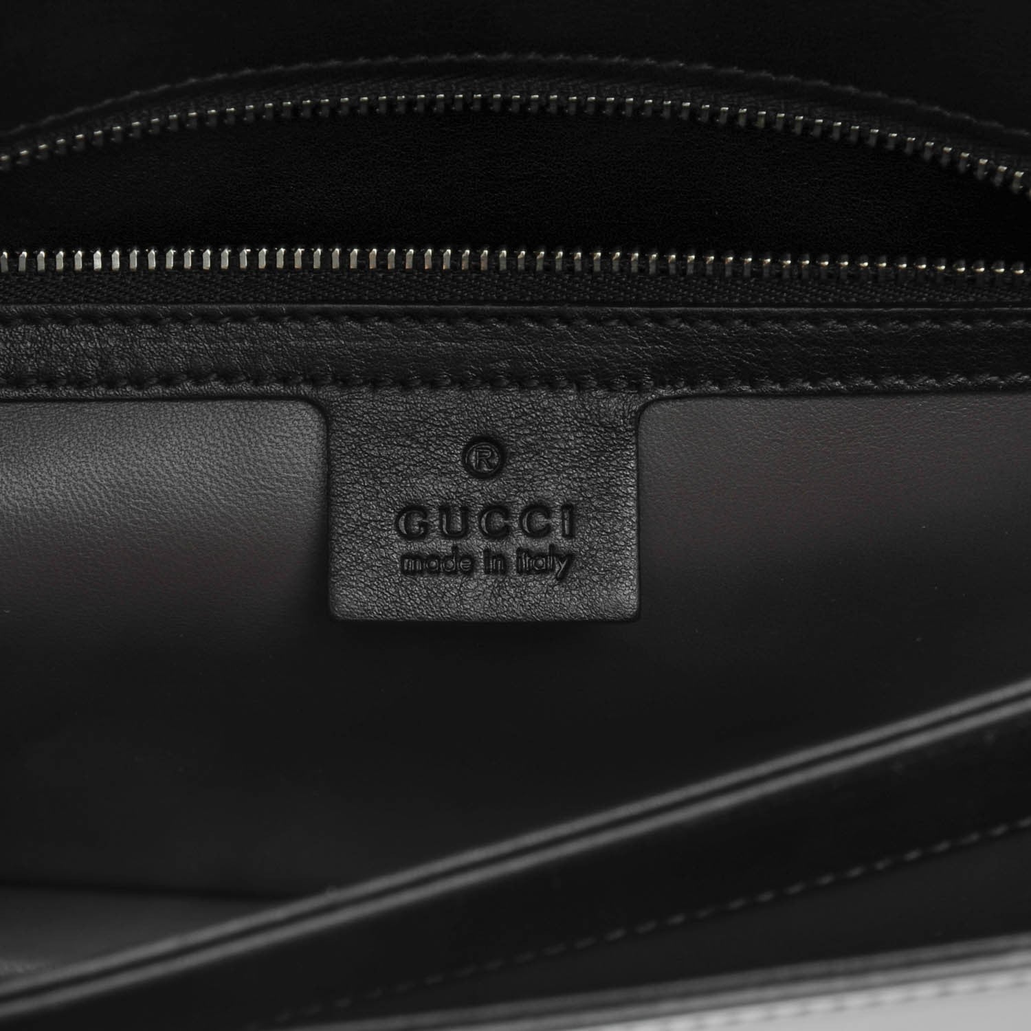Gucci Shade Lux Calfskin Interlocking G Shoulder Bag Black 6 of 6