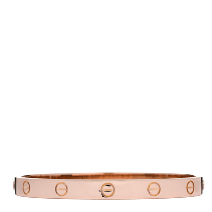 Cartier 18K Pink Gold LOVE Bracelet 17 2 of 9