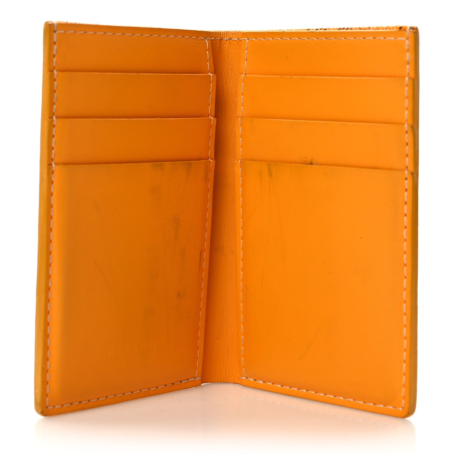 Goyard Goyardine Saint Pierre Card Holder Yellow 5 of 7