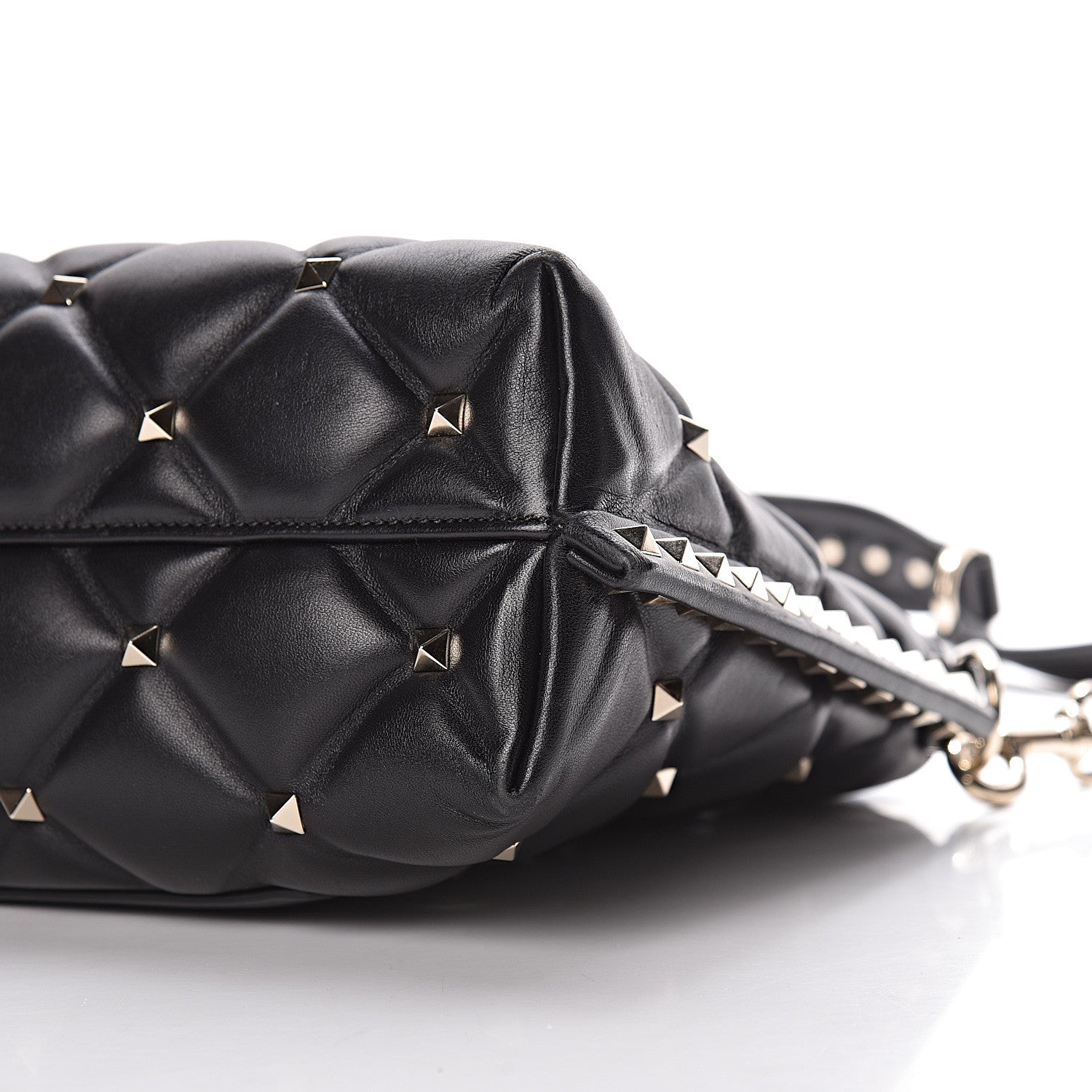 Valentino Garavani Nappa Candystud Shoulder Bag Black 18 of 24
