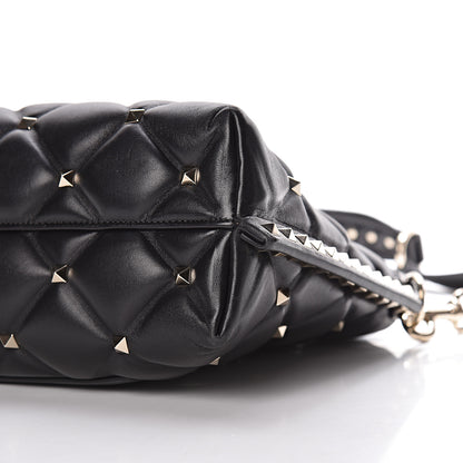 Valentino Garavani Nappa Candystud Shoulder Bag Black 18 of 24