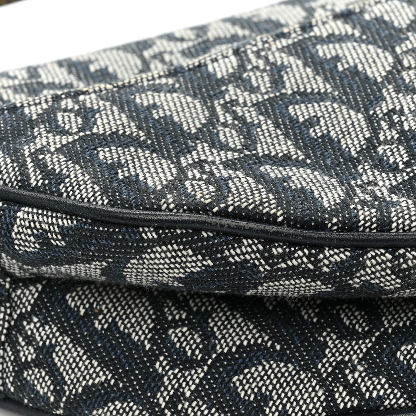 Monogram Saddle Bag Blue