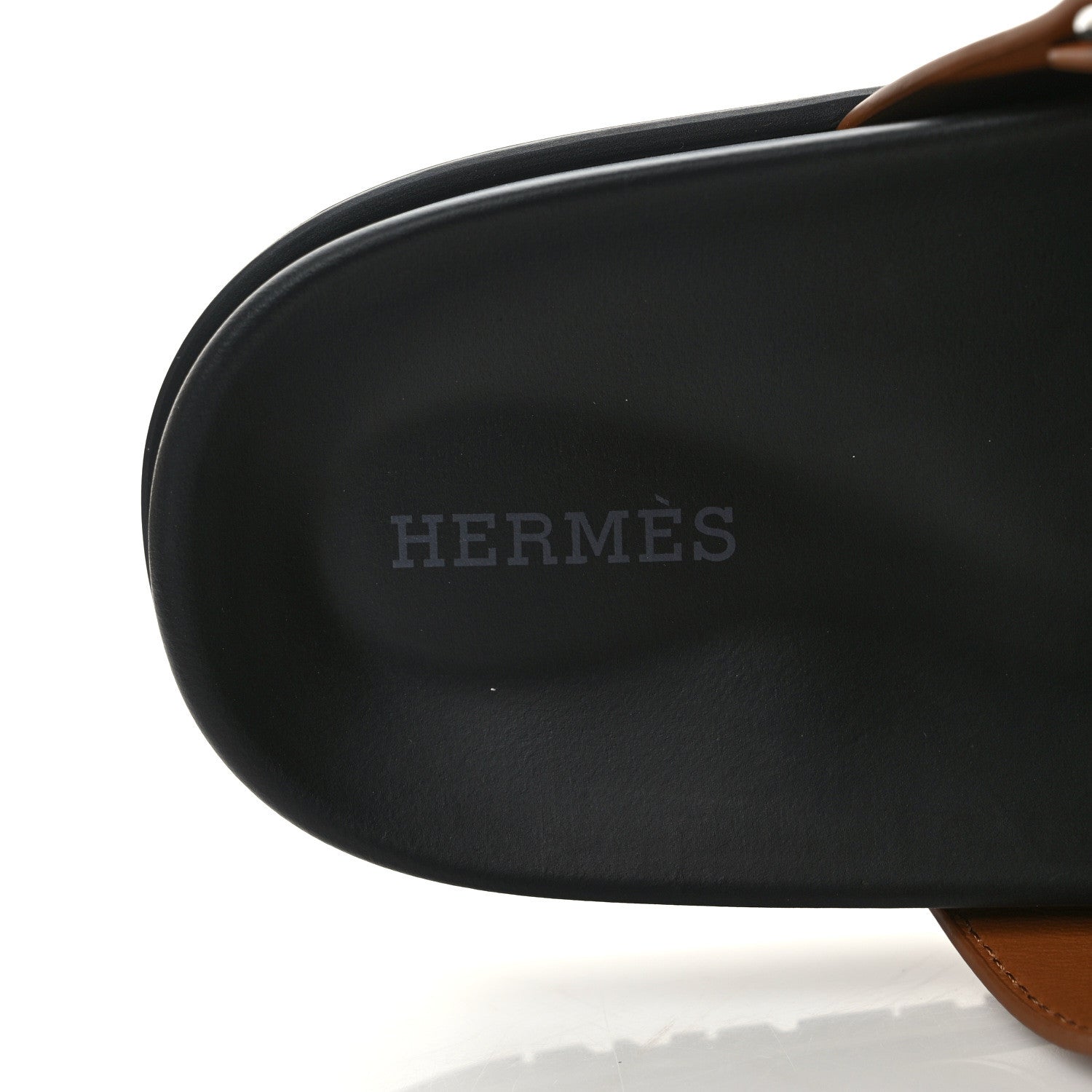 Hermes Calfskin Womens Chypre Sandals 36.5 Naturel 7 of 9