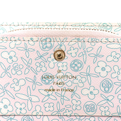Louis Vuitton Monogram Fleuri Insolite PM Wallet Violet 5 of 7