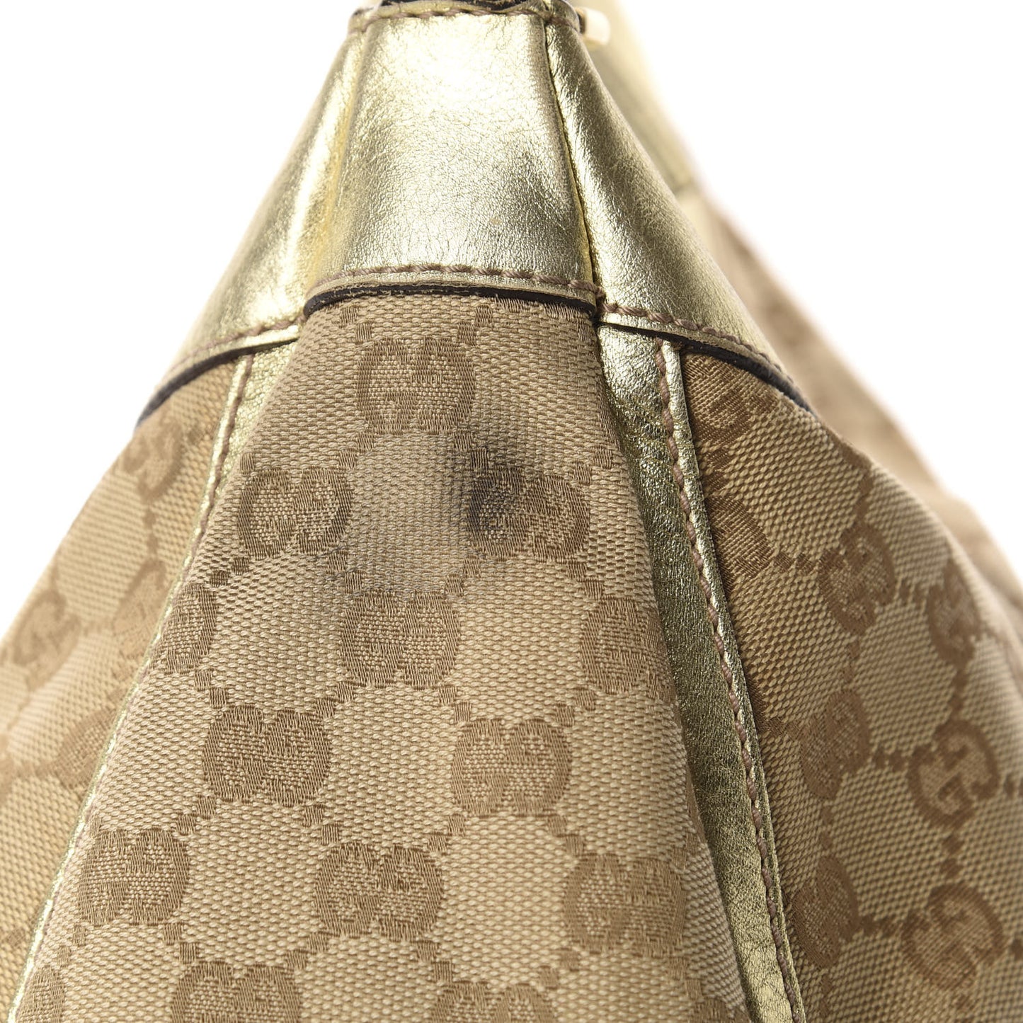 Monogram Large D Gold Hobo Gold