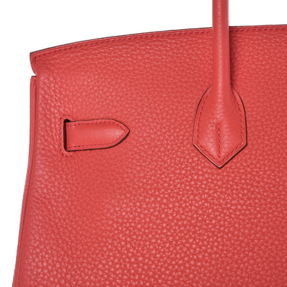 Hermes Taurillon Clemence Birkin 35 Bougainvillea 30 of 33