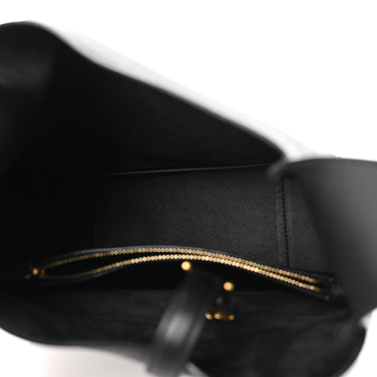 Saint Laurent Smooth Calfskin Small Le 5 A 7 Soft Hobo Black 5 of 8