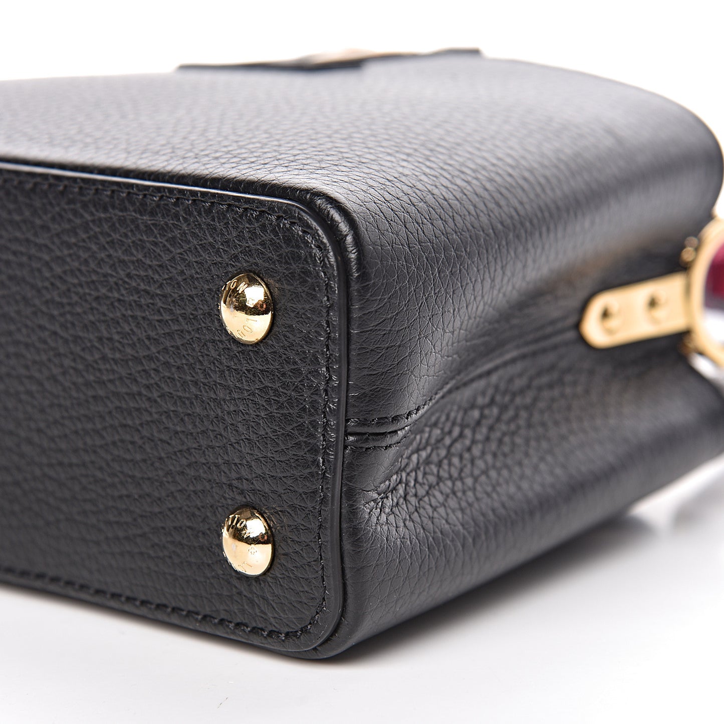 Taurillon Braided Capucines Mini Black
