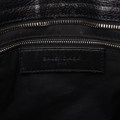 Balenciaga Chevre Silver Metallic Edge Hardware City Black 8 of 10