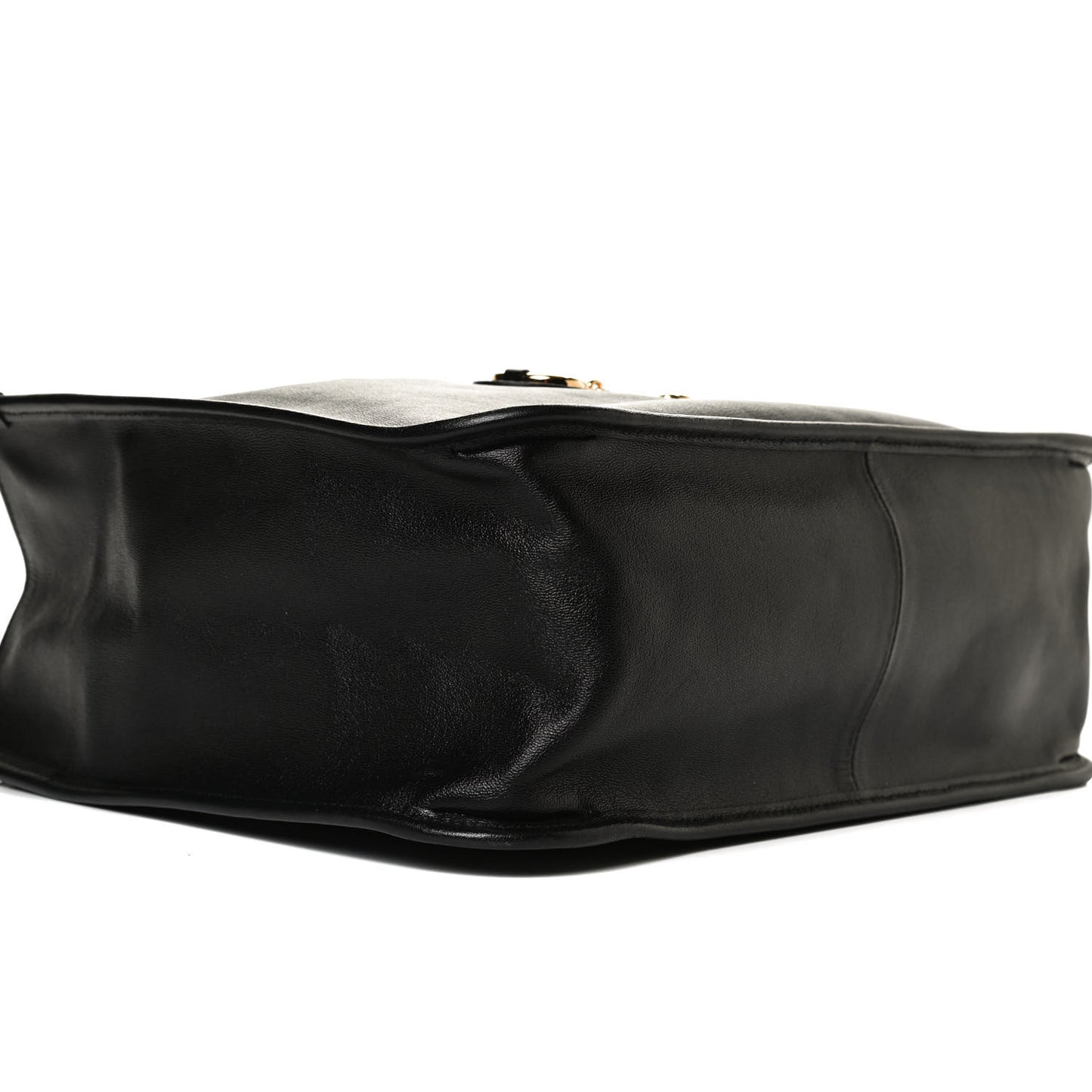 New Sakai Calfskin Lux Horsebit 1955 Tote Bag Black