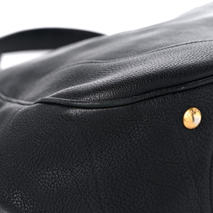 Prada Vitello Daino Shoulder Bag Black 7 of 15