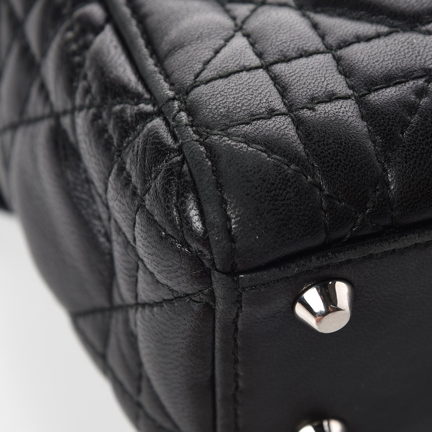 Christian Dior Lambskin Cannage Mini Lady Dior Black 12 of 14