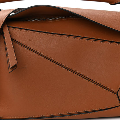 Loewe Calfskin Medium Puzzle Bag Tan 8 of 13