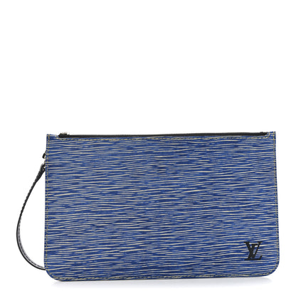 Louis Vuitton Epi Neverfull Pochette MM Denim Light 1 of 6