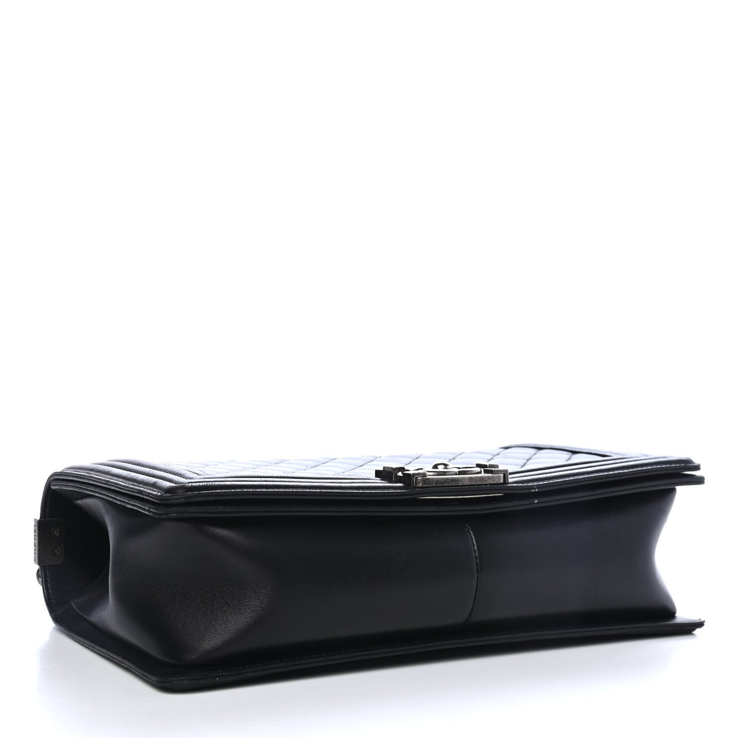 Lambskin Quilted New Medium Boy Flap Black