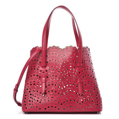 Alaia Calfskin Vienne Wave Mina 25 Bag Framboise 1 of 10