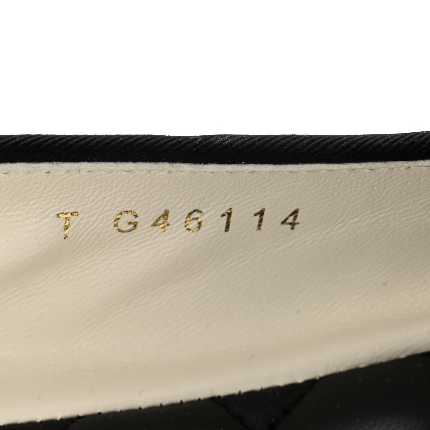 Lambskin Cap Toe CC Ballet Flats 37.5 White Black