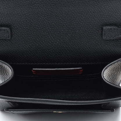 Valentino Garavani Calfskin VLogo Crossbody Bag Black 5 of 13
