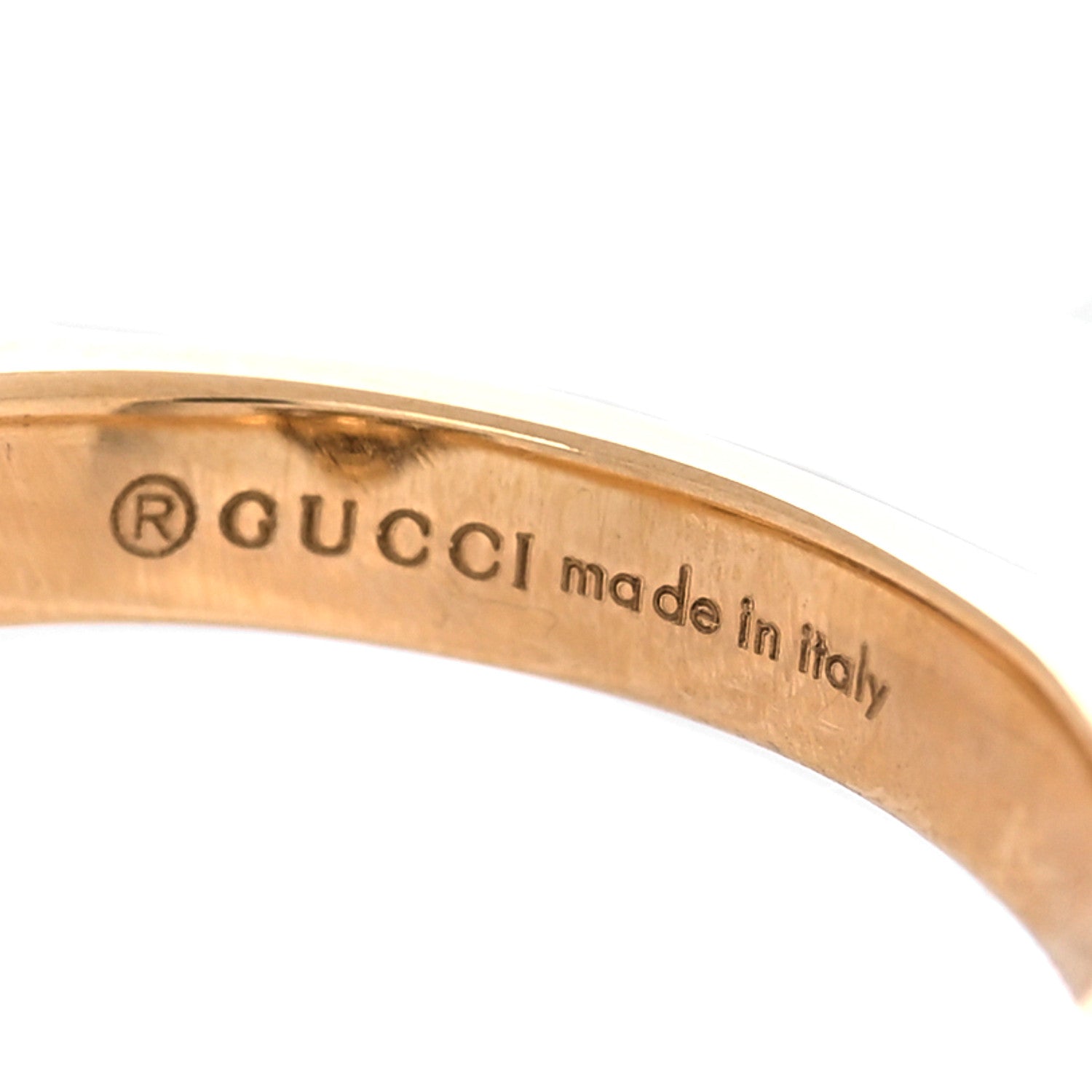 Gucci 18K Yellow Gold Diamond Pink Tourmaline Le Marché Des Merveilles Feline Ring 49 4.75 5 of 6