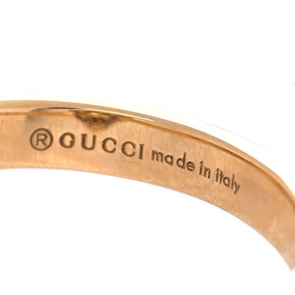 Gucci 18K Yellow Gold Diamond Pink Tourmaline Le Marché Des Merveilles Feline Ring 49 4.75 5 of 6