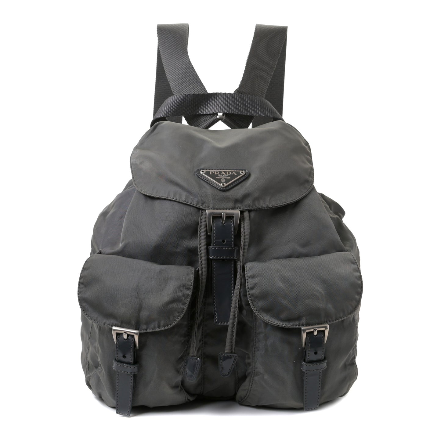 Tessuto Nylon Vela Medium Backpack Ardesia