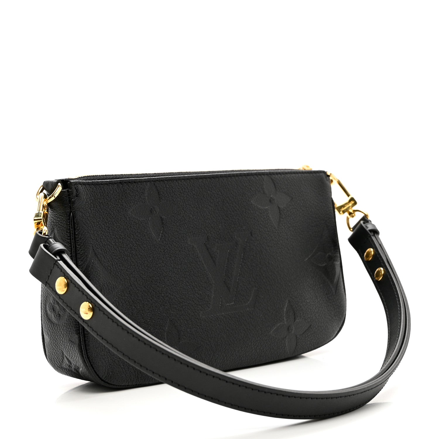 Louis Vuitton Empreinte Monogram Giant Multi Pochette Accessories Large Pochette Black 2 of 5