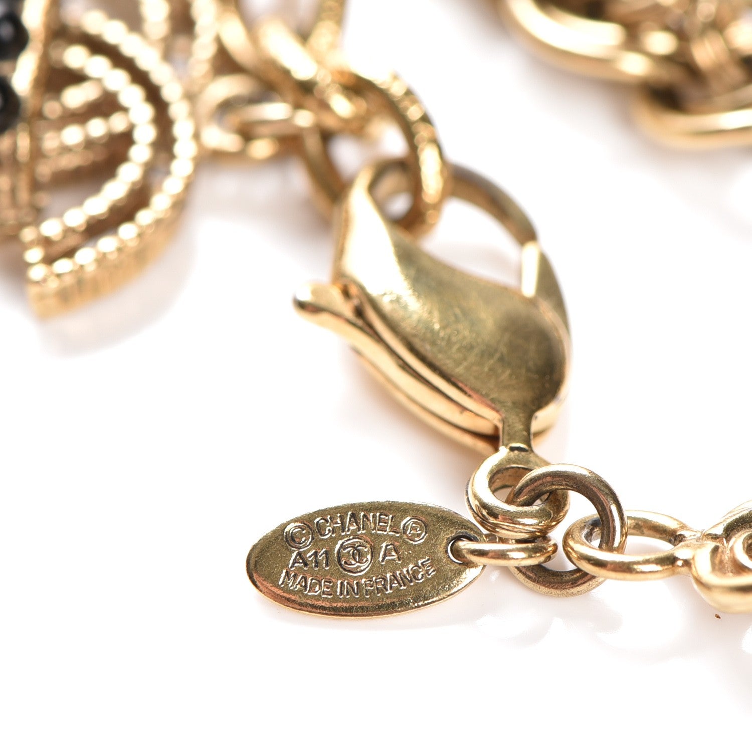 Chanel CC Chain Bracelet Gold 4 of 6